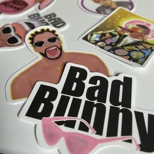 Bad Bunny Stickers 50ct